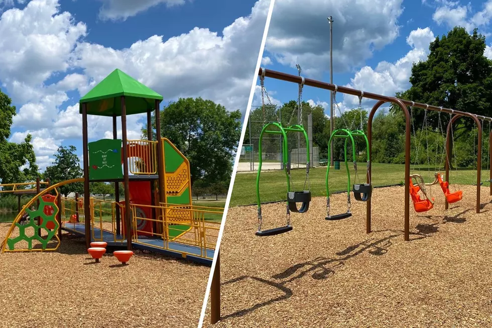 Grand Rapids-Area Park Gets Unique New Swings And Play Fort