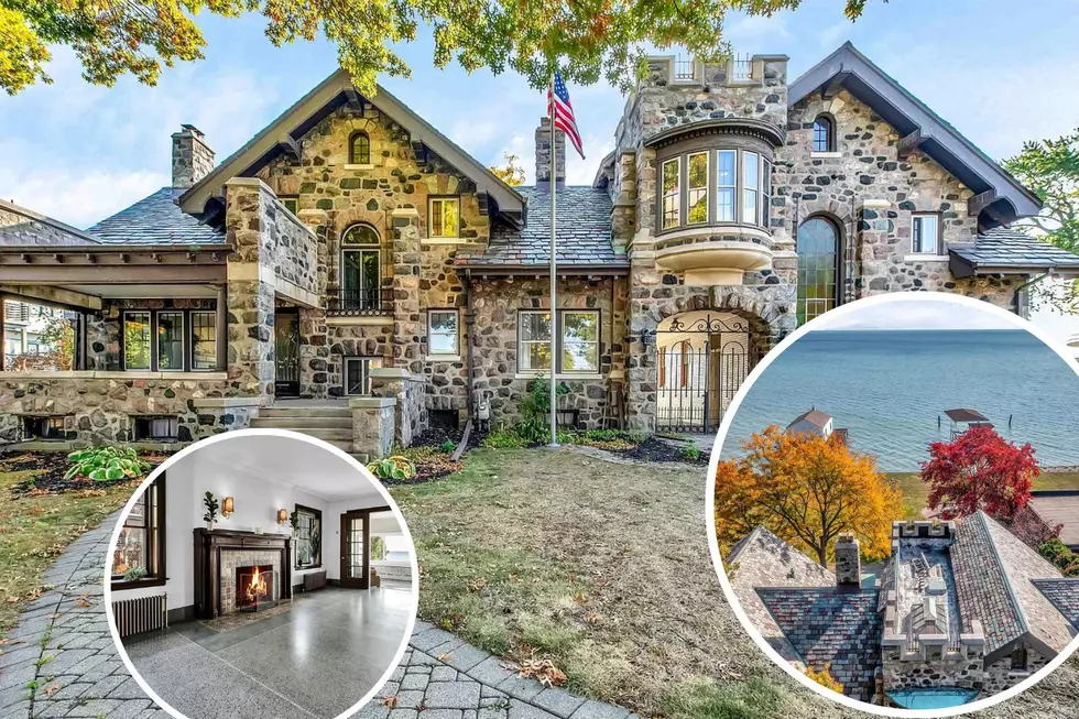 Live Like Royalty in Stunning Michigan Lakefront Castle For Sale