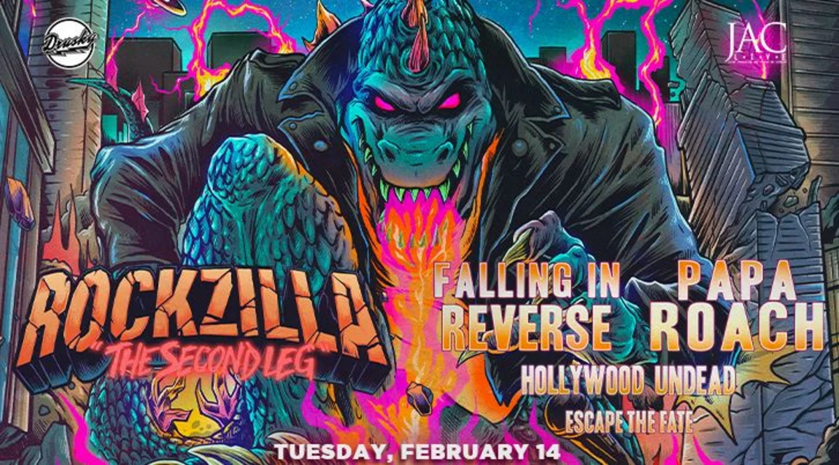 Rockzilla Tour Featuring Falling in Reverse, Papa Roach, Hollywood