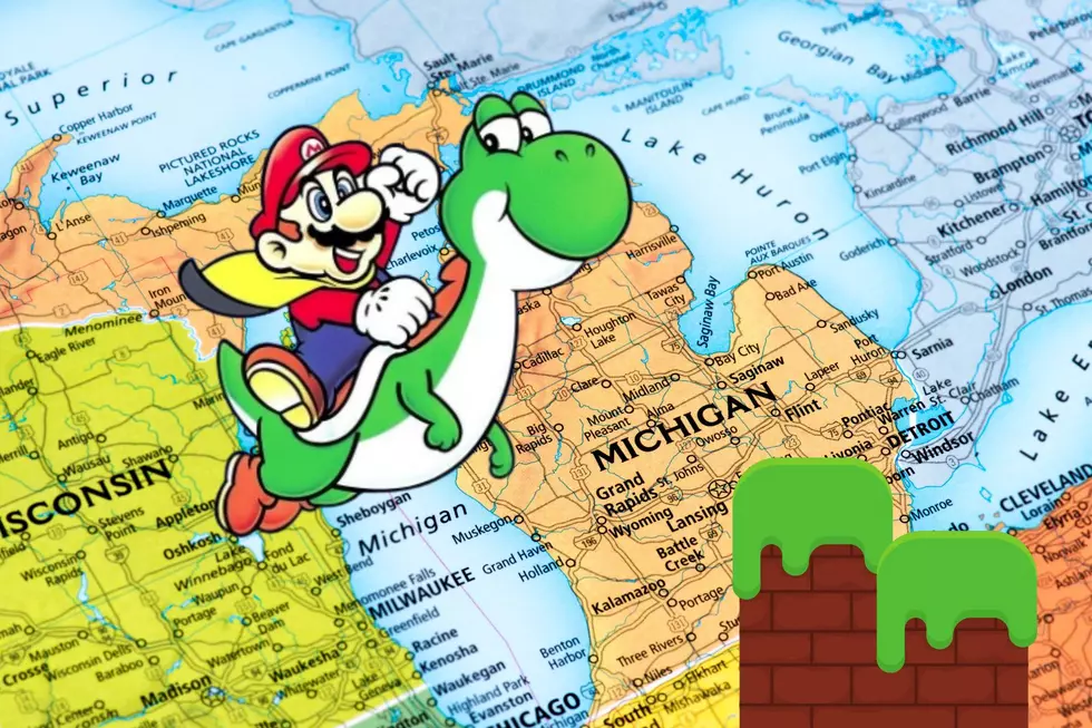 Someone Made a Super Mario World Map of Michigan – And You Can Buy a Print!
