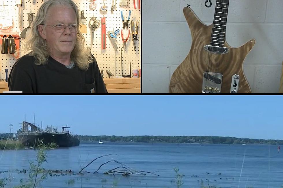 Man Uses Wood Washed A Shore From Muskegon Lake To Build Guitar