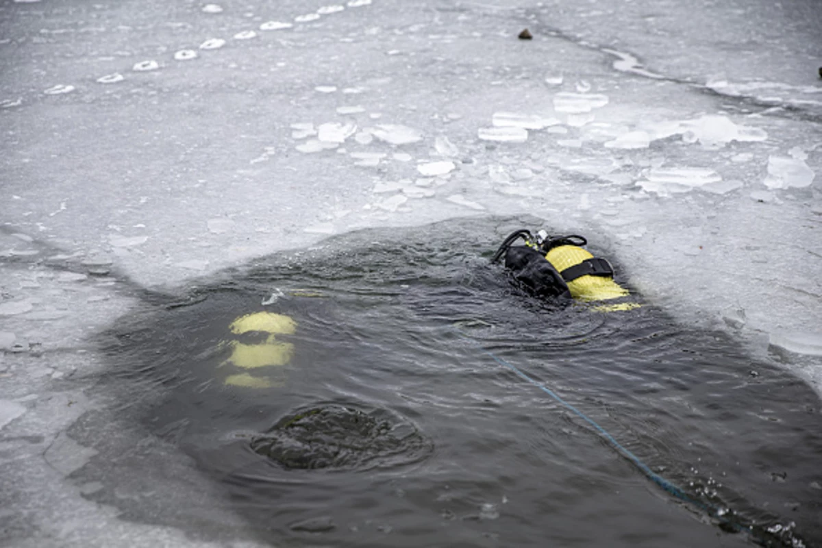 Fisherman falls through ice  The importance of ice safety