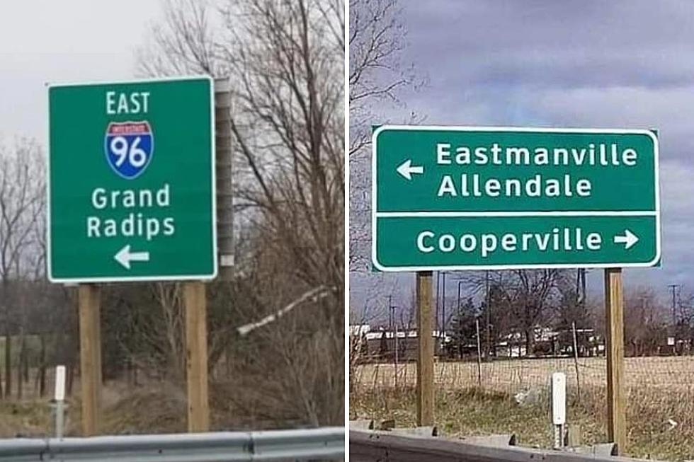 Grand Rapids Spelled Wrong on Road Sign