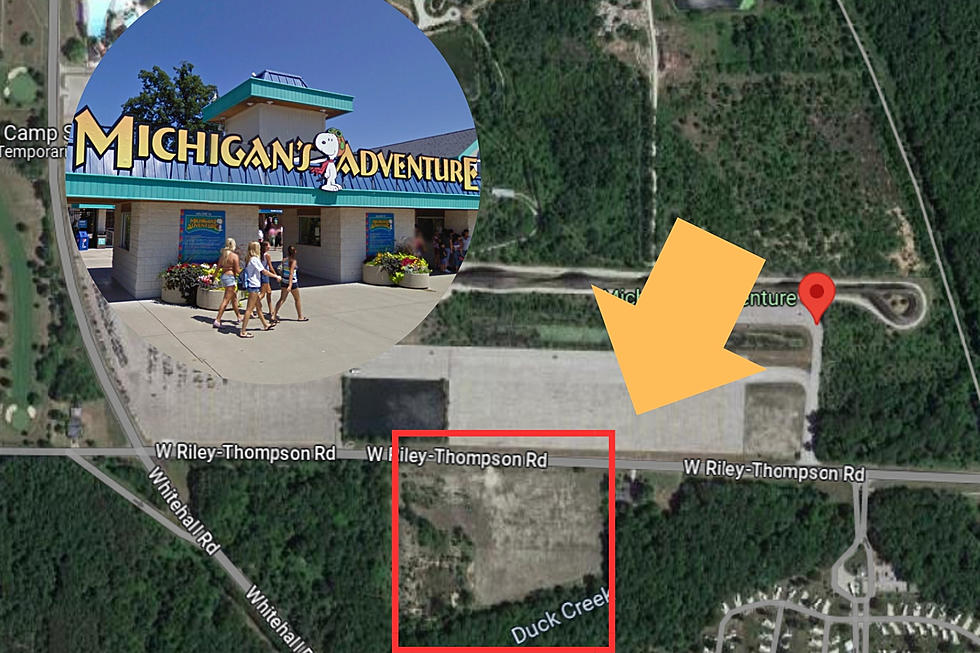 Have you seen Michigan Adventure’s rarely-used overflow parking lot?