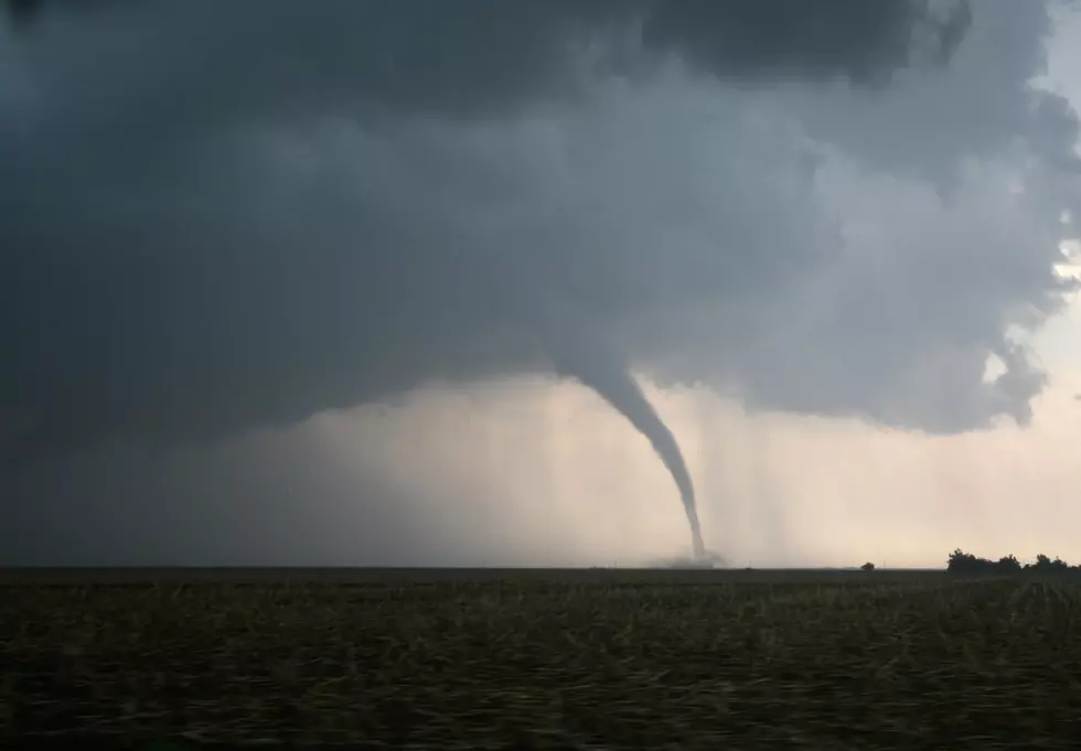 A dangerous tornado in tornado alley
