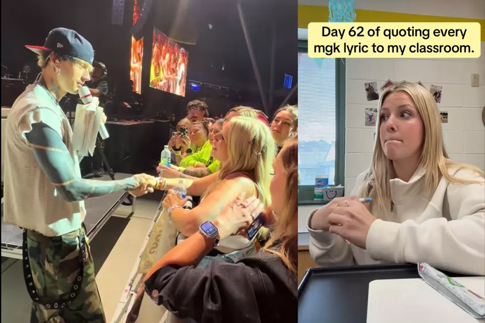 MGK Recognizes Teacher Who Sneakily Quotes His Lyrics To Her Students During Concert