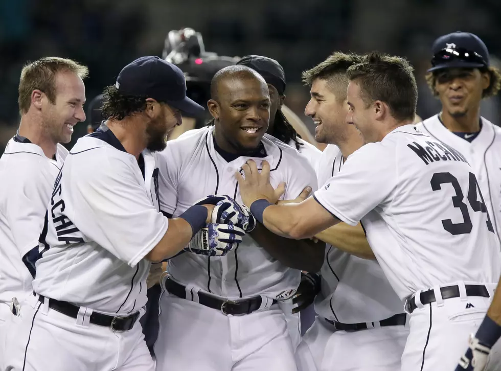 Upton Hits 2nd Homer in 12th, Tigers Beat Mariners 8-7