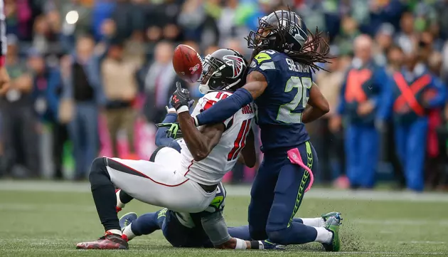 After Further Review&#8230; Seahawks Richard Sherman Was Illegally Pushed By Julio Jones On Final Play Yesterday [VIDEO]