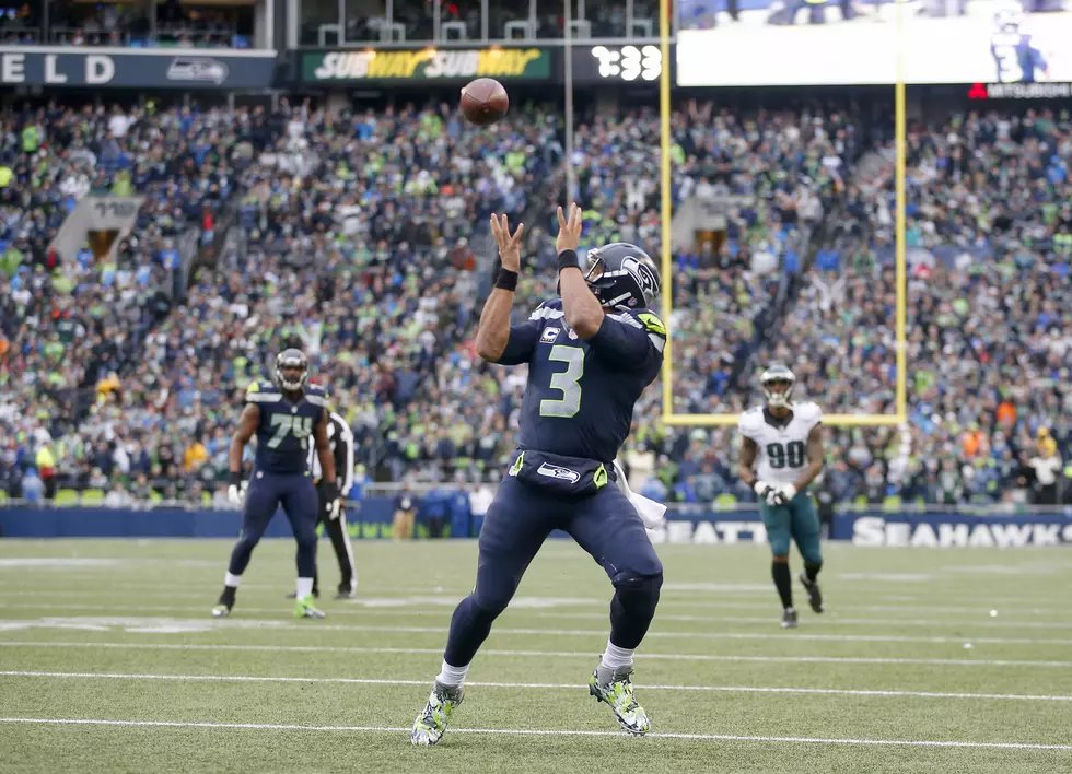 Wilson Throws, Catches, Leads Seahawks Past Eagles 26-15