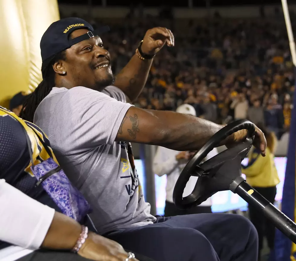 Former Seahawk Marshawn Lynch Caught On Video In Scotland Playing ‘Chicken’ On a Bicycle… Against a BUS!  [VIDEO]