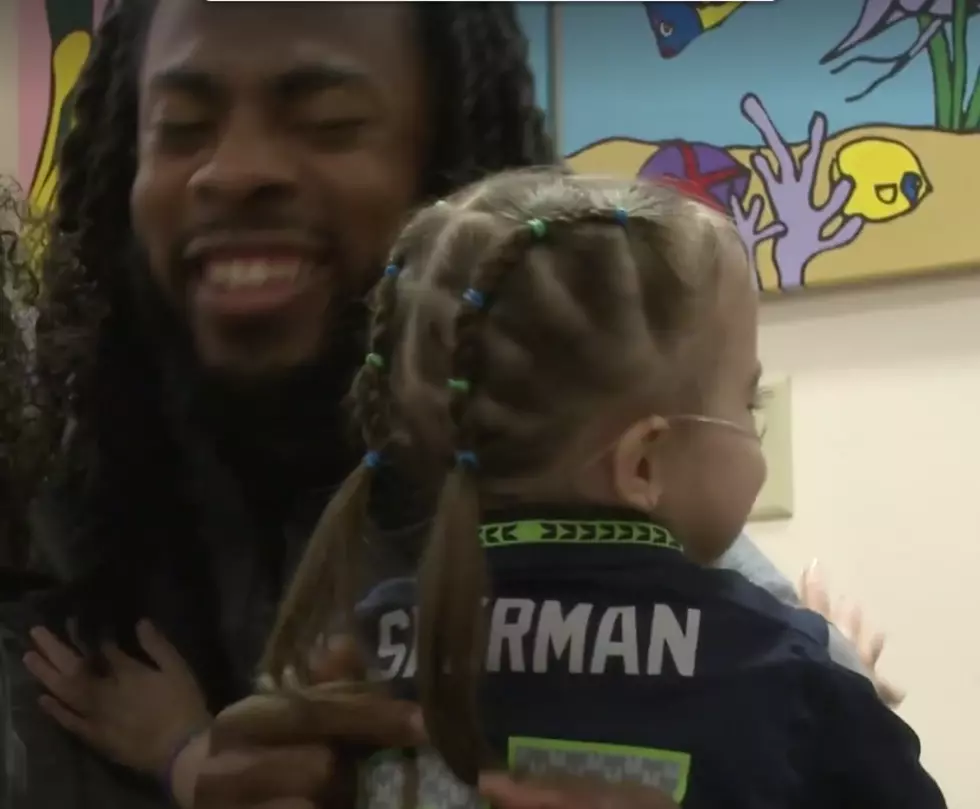 Sick Girl Loses Her Richard Sherman Doll, He Replaces It In Person  [VIDEO]