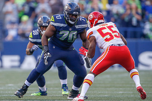 Seahawks Rees Odhiambo Being Examined After Hit in Chest