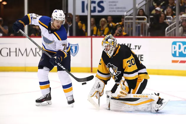 Pietrangelo Gives Blues 5-4 Overtime Victory Over Penguins