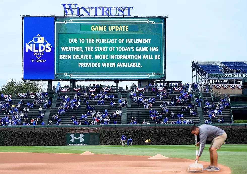 NLDS Game 4 Being Delayed by Threat of Inclement Weather