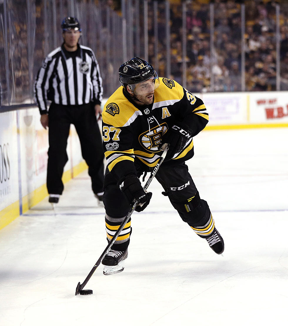 Patrice Bergeron Moves to Seventh on Bruin's career scoring list