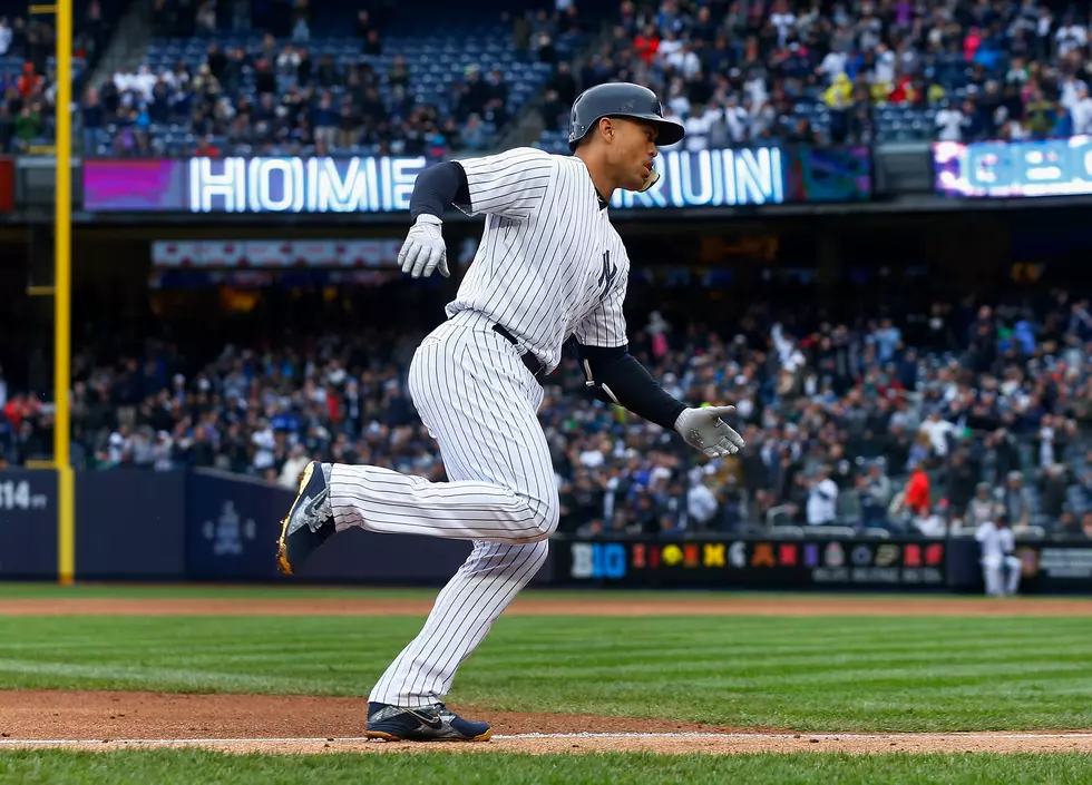 Stanton Homer Turns Frowns Upside Down as Yanks Beat Rays 7-2