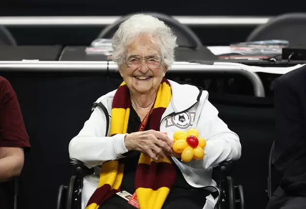 Loyola Presents Final Four Ring to Sister Jean