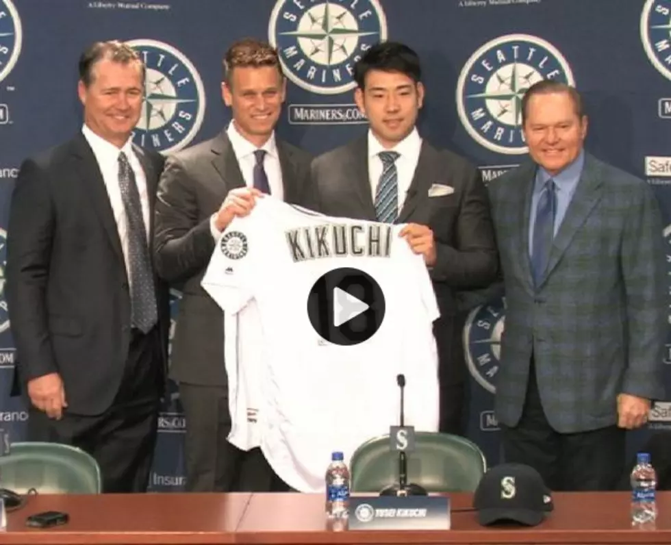 Mariners Intro Yusei Kikuchi To Media [VIDEO]