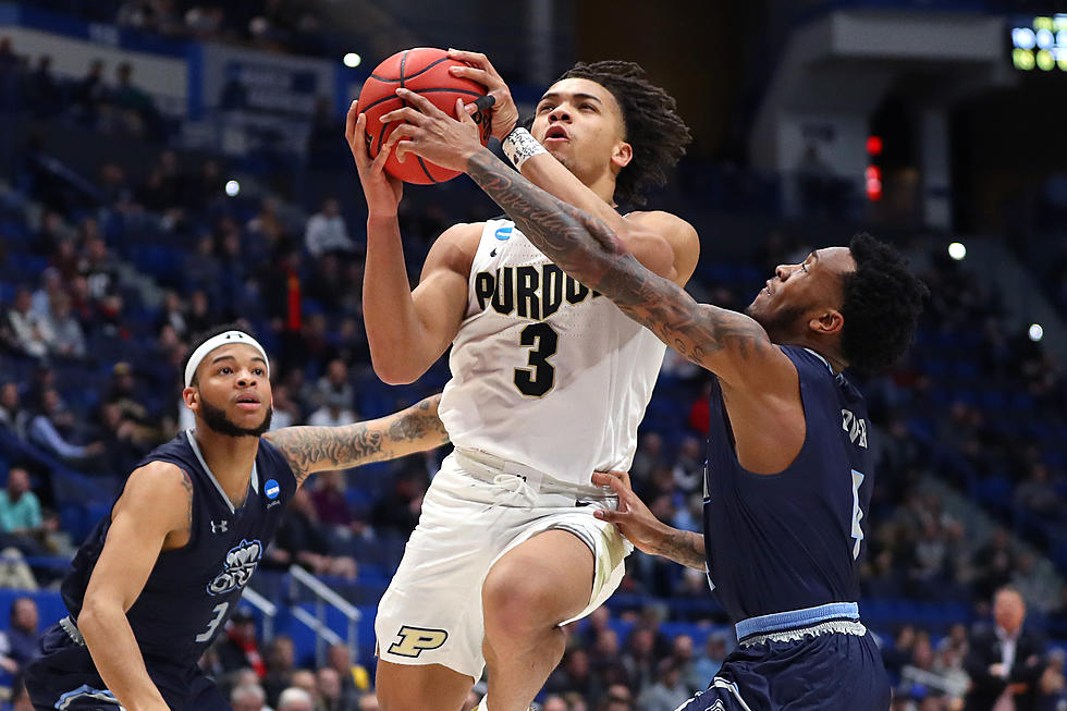 Edwards Leads Purdue Past ODU 61-48 in 1st Round of NCAA