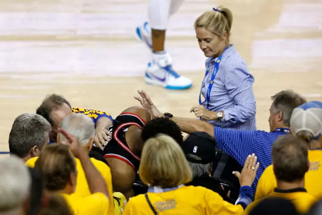 Fan Who Shoved Lowry in Game 3 is Warriors&#8217; Investor