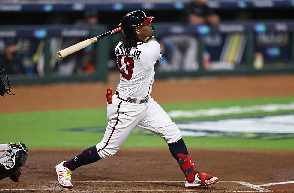Acuña HR, Plunked Again, Braves top Marlins 9-5 to Open NLDS