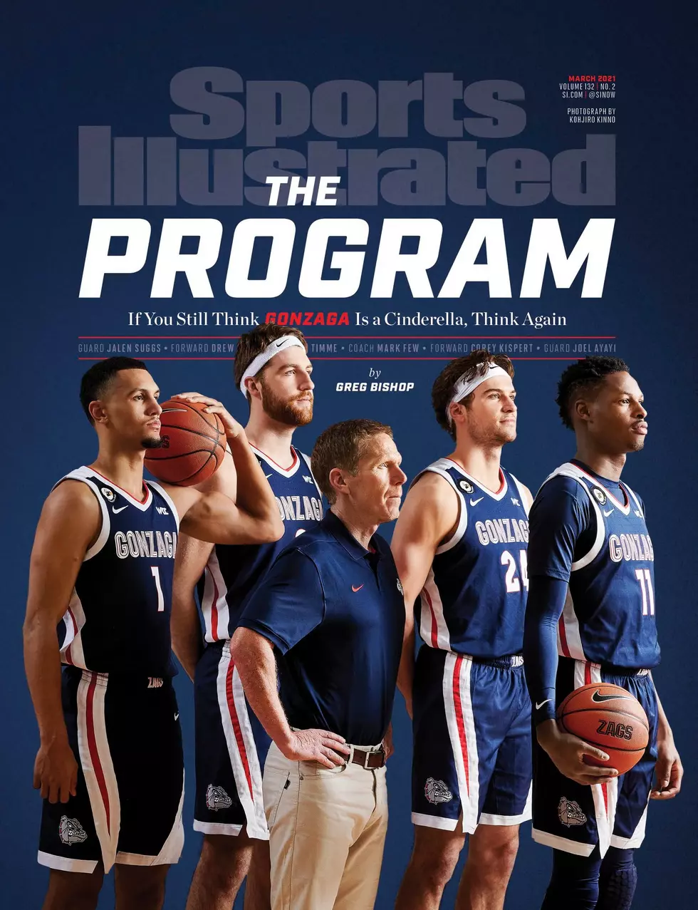 Gonzaga Men’s Basketball to Grace SI Cover, Story, “The Program”