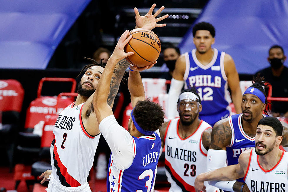Trent, Anthony Lead Undermanned Portland Past 76ers 121-105