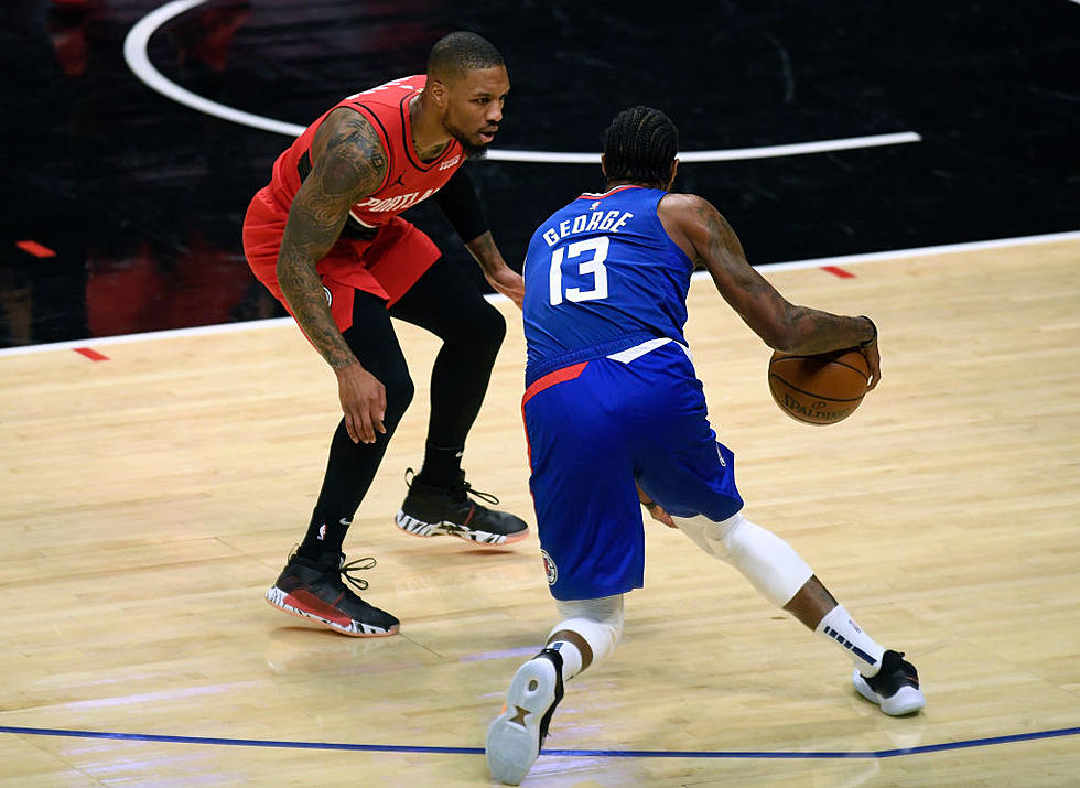 George Scores 36, Clippers Rout Trail Blazers 133-116