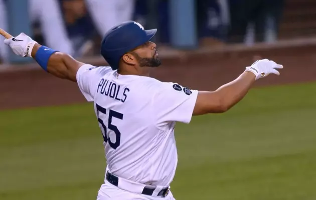 Pujols Hits 1st Homer With Dodgers and 668th of His Career