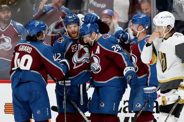 Avalanche Blaze Past Knights 7-1 in Penalty-filled Game 1