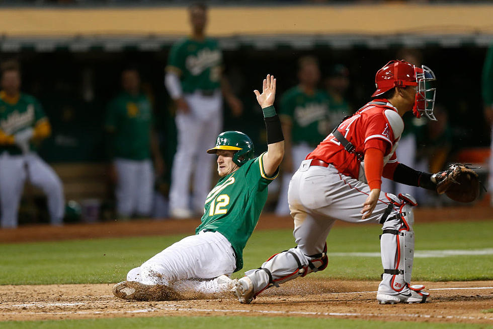 Murphy Homers Again, Montas Wins as A&#8217;s Beat Angels 6-4