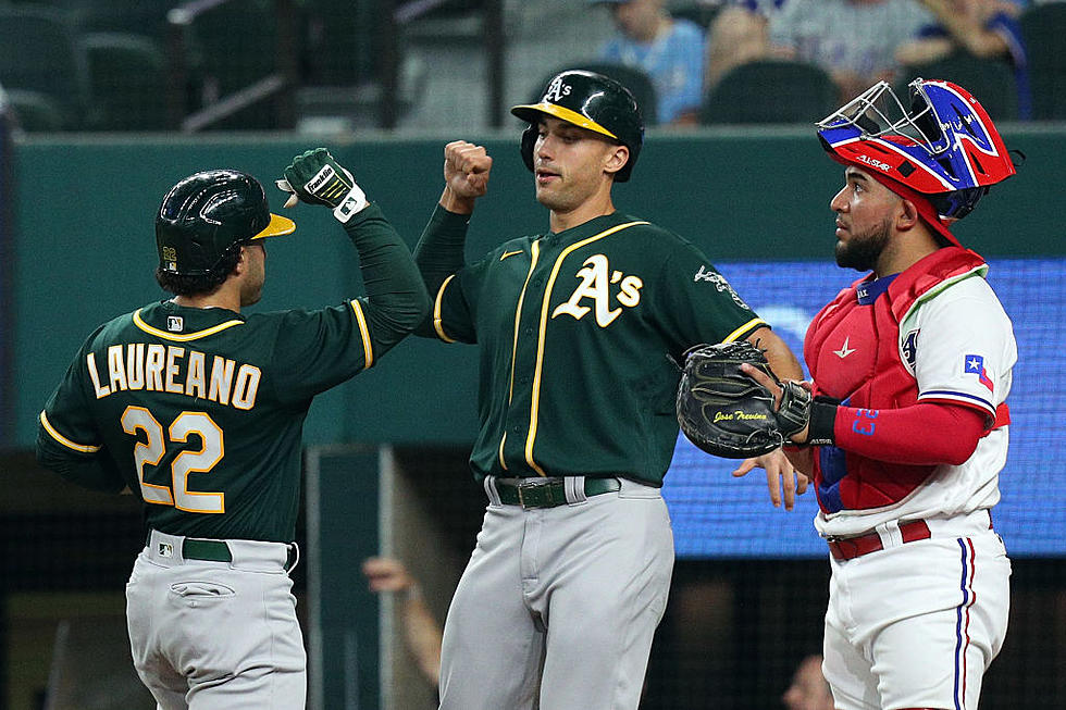 Athletics Race to Large, Early Lead, Defeat Rangers 13-6
