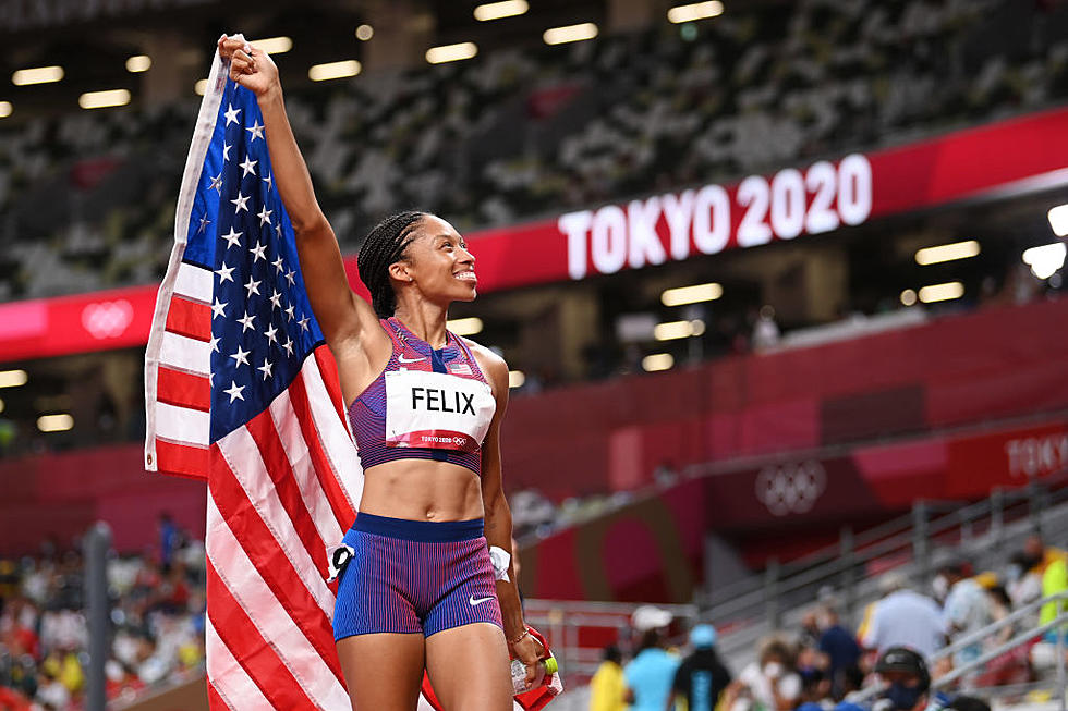 American Felix Sets New Women&#8217;s Olympics Medal Record