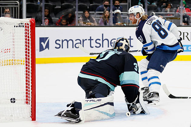Connor, Hellebuyck Power Jets to 3-0 Win Over Kraken