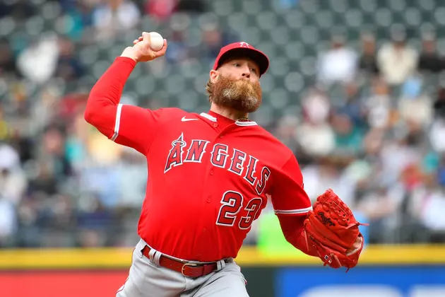 Angels&#8217; Bradley Out, Broke Elbow in Dugout Fall During Brawl