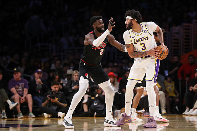LeBron sits with injury while Davis, Hachimura propel Lakers to 116-110 win over Trail Blazers