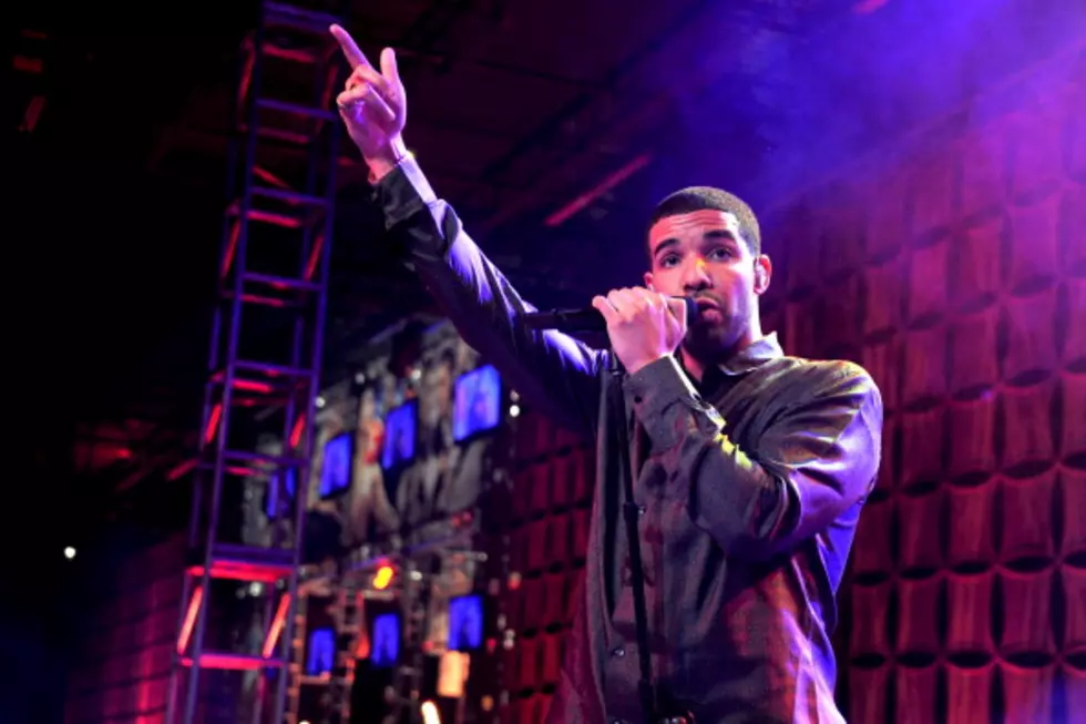 Drake Uses His Grammy Award Like A Shot Glass! [VIDEO]