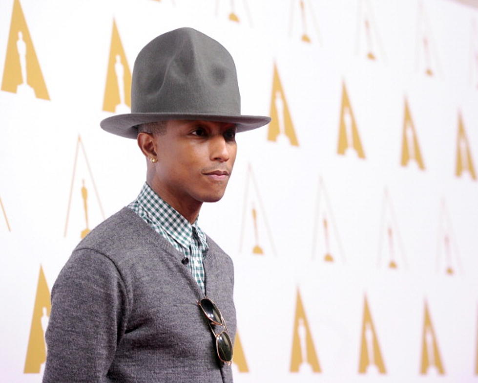 Pharrell Williams&#8217; Big Old Grammy Hat Up For Auction [VIDEO]