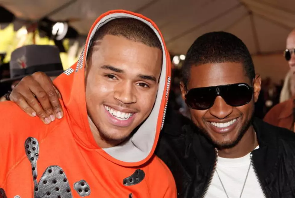 Chris Brown & Usher Behind The Scenes of ‘New Flame’ Video Shoot [PICS]