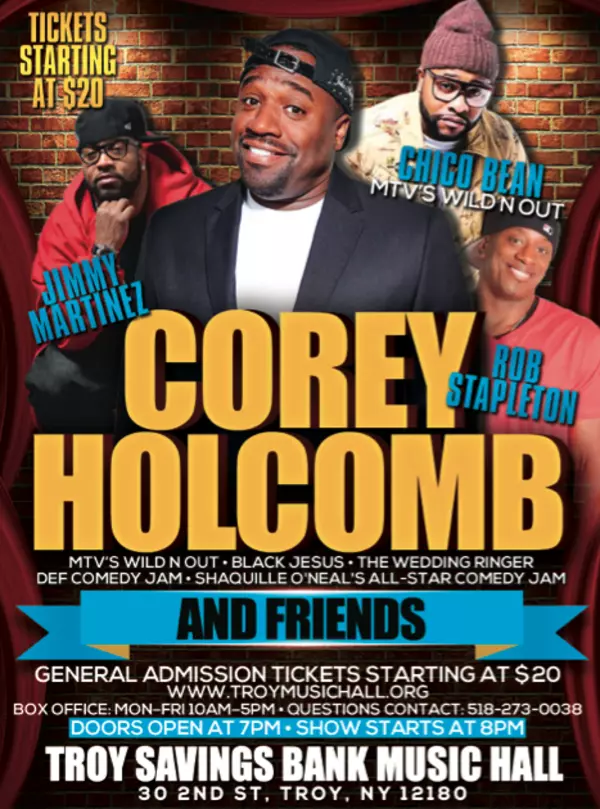 Win Tickets To See Comedian Corey