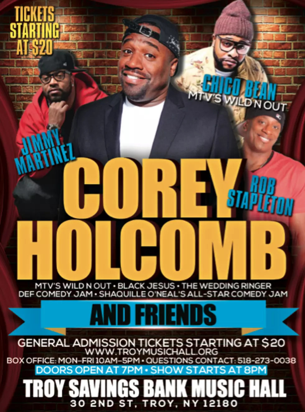 Win Tickets To See Comedian Corey Holcomb