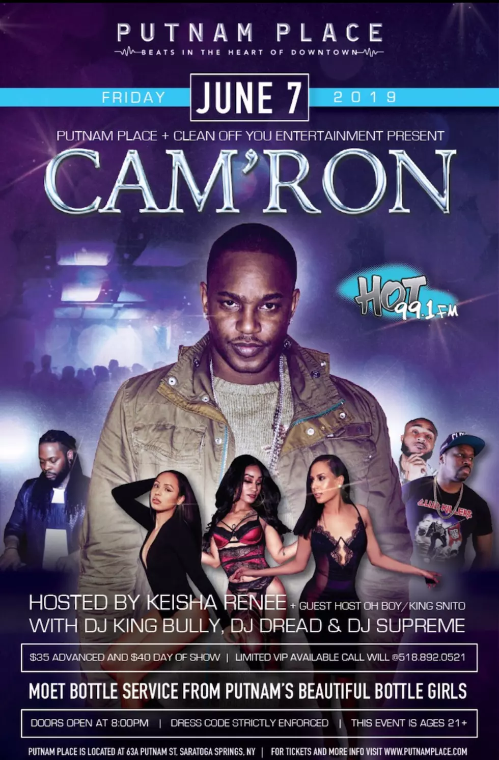 Camron Live At Putnam Place June 7th