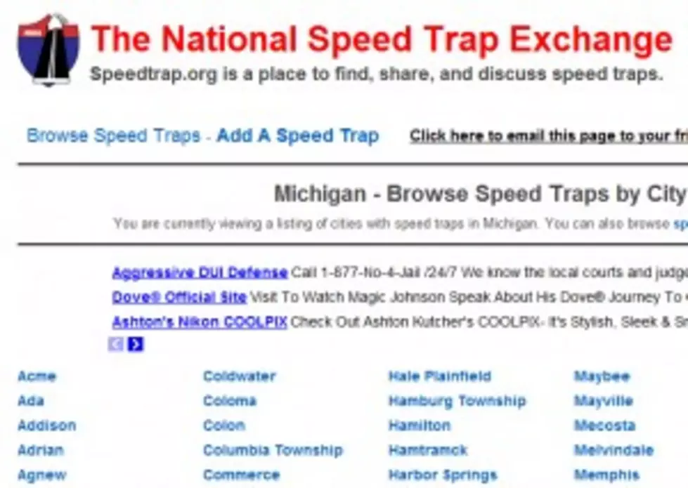 Find Michigan Speed Traps