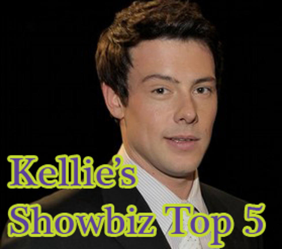 “Glee” Star Cory Monteith Opens Up About Drug Addiction – Kellie’s Showbiz Top 5 [AUDIO]