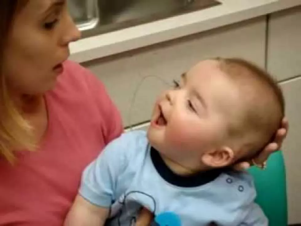 8-Month-Old Deaf Baby’s Reaction To Cochlear Implant Being Activated [Video]