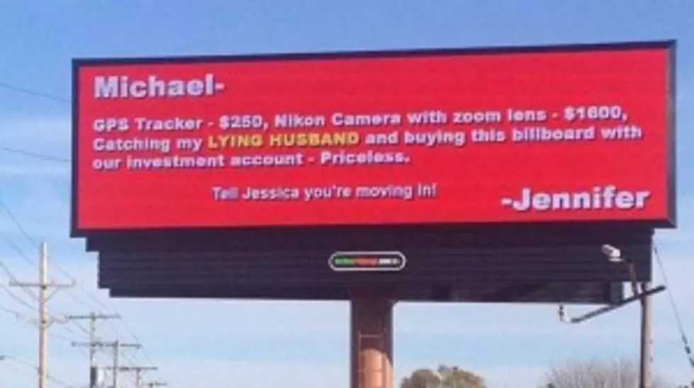 Woman Gets Back At Husband By Purchasing Billboard