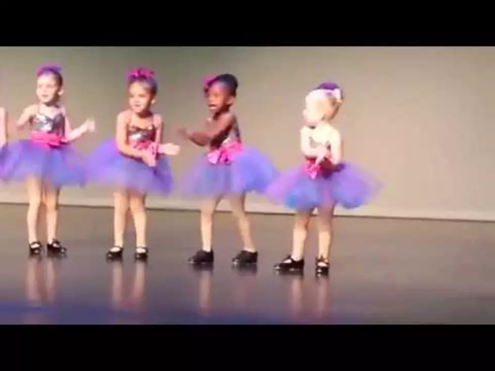 Little Girl Makes Up Her Own Tap Routine