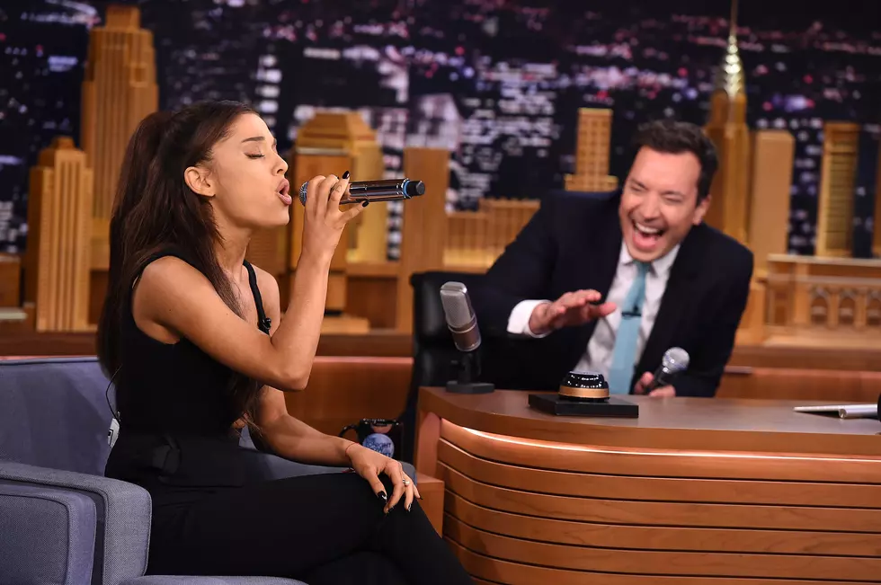 Ariana Grande Nails Impersonations of Britney Spears, Christina Aguilera and Celine Dion [Video]