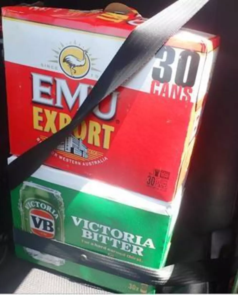 A Driver Buckled His Beer... Instead of His Children