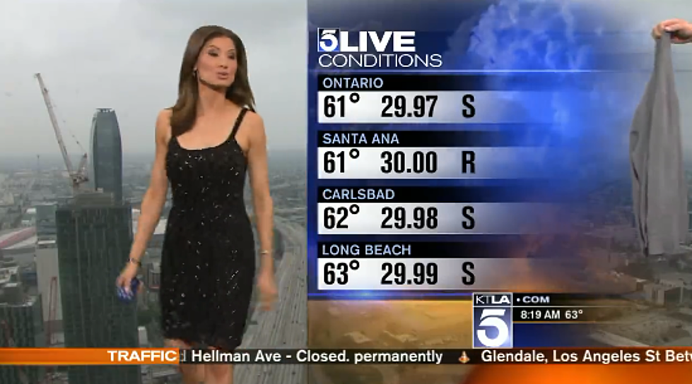 A Los Angeles Weather Girl Had To Put A Sweater On, Because Viewers Thought Her Dress Was Too Skimpy [Video]